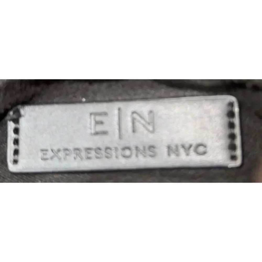 Expressions NYC Black Crossbody Bag  Faux fur Brand new